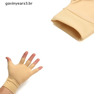 (Gav) Par De guantes lavables De compresión De nailon Para alivio De artritis/unisex (Br)