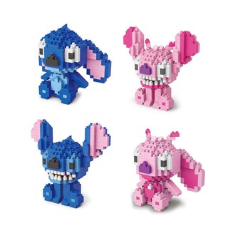 Anime Stitch Building Blocks Toy Lego Nano Diamond Bricks Stitch and Lilo Figures Kids Puzzle Toys Gift Original (2)