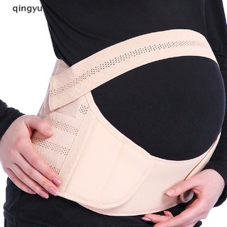 [qingyu]cinturón De maternidad banda de embarazo Prenatal vendaje vientre banda de apoyo de espalda cinturón caliente