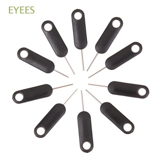 EYEES Black Sim Card Tray Pin Universal Removal Eject Pin Sim Card Opener For Samsung For Huawei Stainless Steel For Phone High Quality Mobile Phone Needle Key Tool (1)