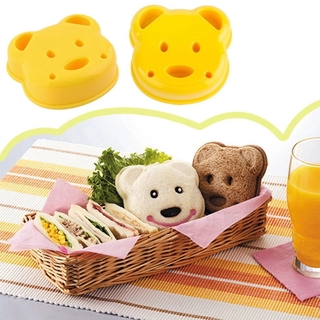 [lindo pequeño oso forma DIY Sandwich pan molde] [pan galletas dispositivo en relieve] [molde de pastel DIY cortador de molde]
