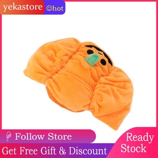 Yekastore - sombrero de calabaza para mascotas, ajustable, suave, ajustable, para gatos, perros, conejos