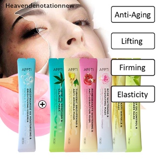 [hdn] máscara de hidrojelly colágeno rosa ácido hialurónico suave máscara en polvo humedad de la cara [heavendenotationnew] (5)