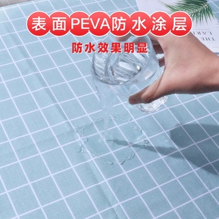 Mantel impermeable a prueba de aceite desechable pvc nórdico ins transparente mesa de comedor cojín de té mantel simple