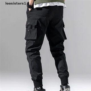 leesisters1 cargo pantalones hombres vintage hip hop bolsillos joggers pantalones estilo safari pantalones de chándal mx (6)