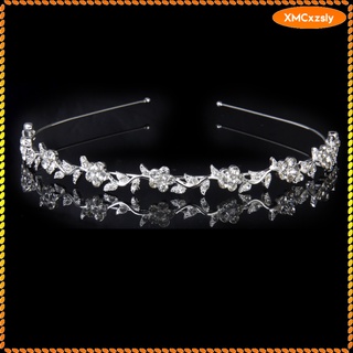 [Ready Stock] Pageant Wedding Bridal Crown Crystal Rhinestone Princess Jewelry Tiara