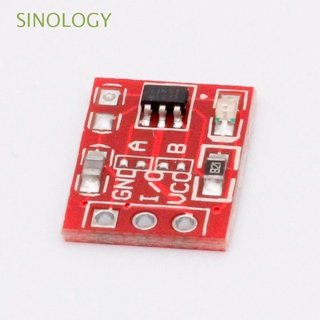 SINOLOGY 10Pcs Touching Button TTP223 Capacitive Switches Touch Switch Universal Self-Locking/No-Locking Touch Key Single Channel Reconstruction Switch Module/Multicolor