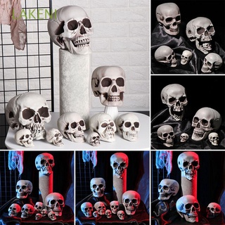 lakeni 1pc todo el tamaño humano esqueleto decoración del hogar halloween props cráneo cabeza fiesta decoración terrible juego suministros decoración colgante
