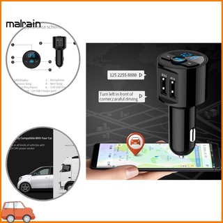 [Ma] Reproductor MP3 inalámbrico para coche compatible con Bluetooth reproductor MP3 carga rápida para camión
