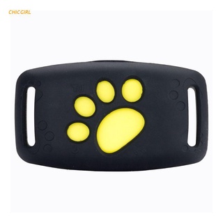 CHICGIRL Mini USB Pets GPS Tracker Collar Waterproof Rechargeable GMS Locator 5 Days Long Standby Tracking Locator Alarm Device