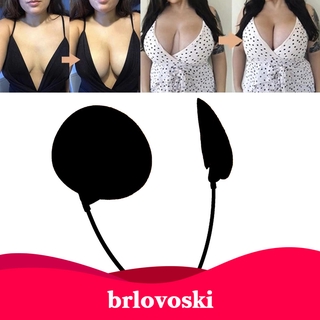 Adhesive Bra, Silicone Nipplecovers, Lifting Sticky Bra, Reusable Nipple Covers Strapless Invisible Push up Frontless