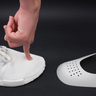 1 Par De Zapatos De Los Hombres Arrugas Protector Contra Pliegues Para Correr Casual Dedo Del Pie Box Crease De Material Suave WF (4)