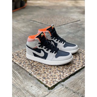Nike Air Jordan 1 High OG Gray Hyper Crimsoon - zapatos de baloncesto para hombre