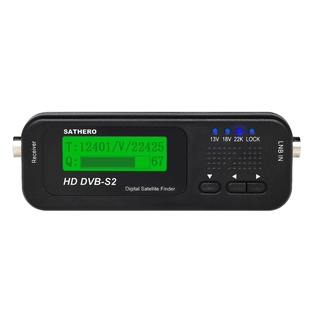 SAT SH-100HD medidor de señal DVB-S/S2 HD Digital TV buscador de señal receptor LCD Dispaly