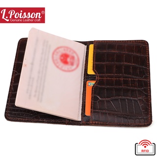 Cuero real titular de pasaporte cuero cocodrilo patrón Vintage diseño Protector de pasaporte organizador caso de viaje cocodrilo hombres tarjeta de crédito cartera