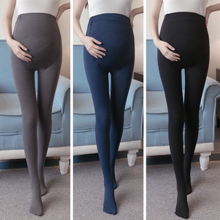 Pregnant women's bottoming stockings leggings thin legs pants stretch 320D summer tights
