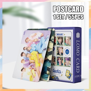 55pcs/Box BTS Photo Card 2021 Butters Album LOMO Card Photo Cards Postcard