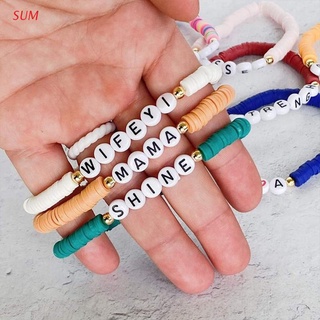 SUM Bead Craft Kit Set Glass Seed Letter Alphabet Beads DIY Art Handmade Crafts