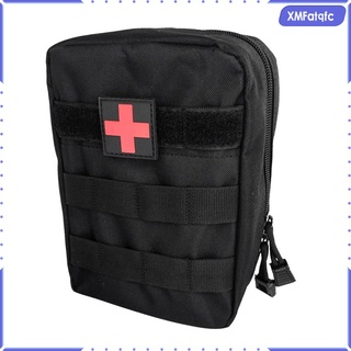 [XMFATQFC] botiquín de primeros auxilios MOLLE EMT Utility Pouch First Responder Pack - paquete de cintura de rescate de emergencia para viajes en casa al aire libre (bolsa)