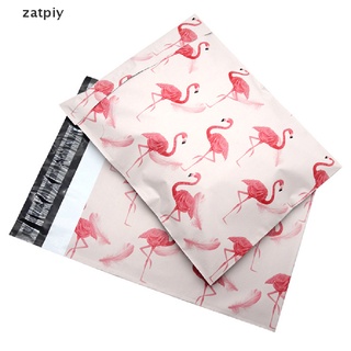 zatpiy 20pcs flamingo patrón impreso poly mailers self seal plástico sobre bolsas mx