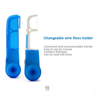 Dental Floss Holder Tooth Cleaning Portable Teeth Oral Care Tool Household Travel (4)