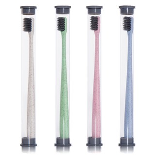 Cepillo de dientes Multicolor Binchotan Berus Gigi Deep Clean paja de trigo viaje a casa (1)