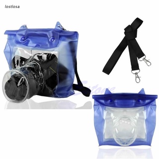 los DSLR SLR Camera Waterproof Underwater Housing Case Pouch Dry Bag For Canon Nikon