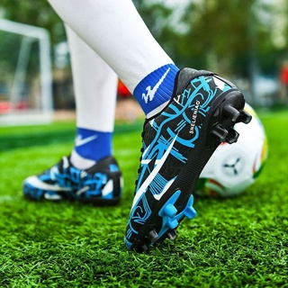 [Size35-43]los niños Unisex-niño firme tierra fútbol tacos zapatos al aire libre cómodo fútbol zapatos de entrenamiento (5)