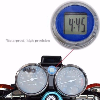 peacepigeo reloj digital automático medidor de pantalla de motocicleta reloj nuevo tiempo mini calibres impermeables/multicolor