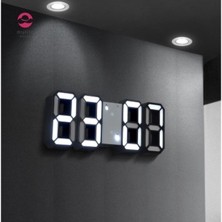 3d LED reloj de pared mesa Digital despertador grande pantalla moderna Snooze reloj de noche en casa oficina electrónica escritorio (2)