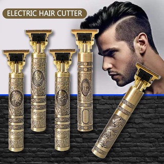 Máquina de cortar cabelo Clippers Tondeuse Trimmer Barba Máquina de corte de cabelo USB recarregável (1)