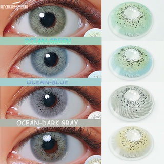 Lentes de contacto E 1 par de lentes de contacto cosméticos de la serie OCEAN