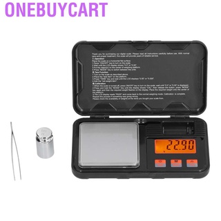 Onebuycart Mini escala de joyería electrónica LCD pantalla Digital bolsillo de alta precisión cocina para cocinar hornear (9)