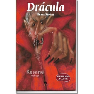 Dracula Bram Stoker Libro A Color Ilustrado Cuento Infantil