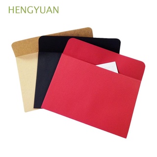 HENGYUAN Blank Paper Envelopes Vintage Letter Supplies Envelopes Stationary Invitation Kraft Paper Simplicity High Quality Retro Gift Card Envelope