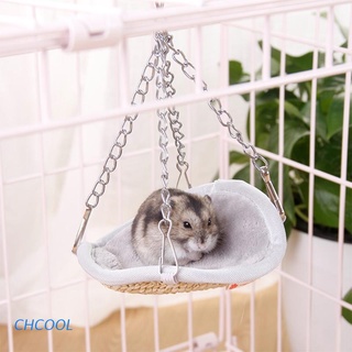 chcool pequeña hamaca para mascotas hámster redonda jaula casa mini colgante nido de pájaro cama para roedores (1)