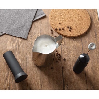 clcz batidor eléctrico de mano mini espumador de leche espumador de leche bubbler café licuadora agitador de cocina