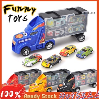 NTP contenedor camión inercia Metal coche Diecast modelo regalo de cumpleaños juguete para niño niños