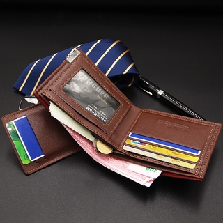 MenBenseMen's Wallet Short Multi-Functional Fashion Casual Iron Edge Car Drawing Wallet (3)