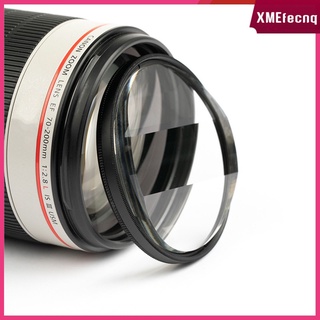 [xmefecnq] filtro de prisma de 77 mm, prisma de vidrio, filtro de cámara prisma, aumento del primer plano, filtro de desenfoque de película y televisión de campo dividido
