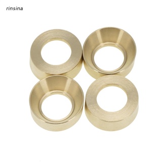 rin 4pcs Brass Wheel Hub Counterweight Balance Weight Upgrade Parts Accessories for 1/24 RC Car Crawler Axial SCX24 90081