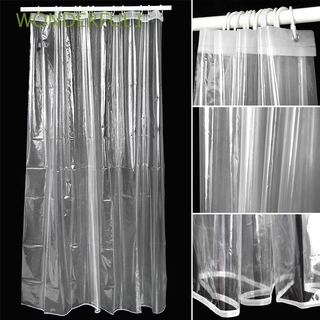 WONDERFUL1 Fashion PEVA plástico a prueba de moho suministros de baño cortina de ducha accesorios de baño transparente impermeable decoración del hogar agua resistente a salpicaduras