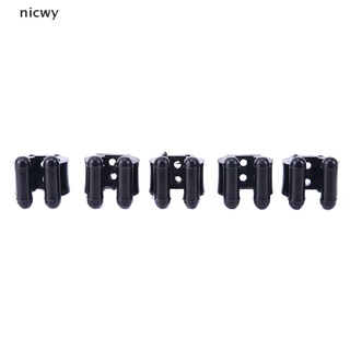 nicwy 5pcs plástico club clip caña de pescar poste de almacenamiento rack punta abrazaderas titular mx