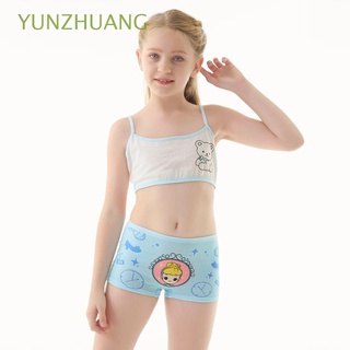 yunzhuang 4 unids/lote boxeador ropa interior suave calzoncillos niños bragas calzoncillos de dibujos animados encantador cómodo niños transpirable algodón