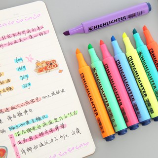 In stock! 8 colors available Rainbow color painting pen/stationery pen student utensils marker pen (6)