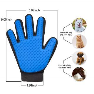 Pet Soft Silicone Glove Dog Cat Grooming Hair Brush Comb Animal Hair Removal Hand Gloves Animal Cleaning Massage Comb (3)