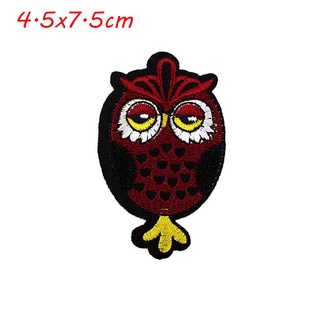 BESTSELLERS 5pcs/set(random Style) New Owl Patches DIY Craft Apparel Applique Route Iron-on Fabric Clothes Fashion Sewing-on Embroidered Badge Sticker (6)