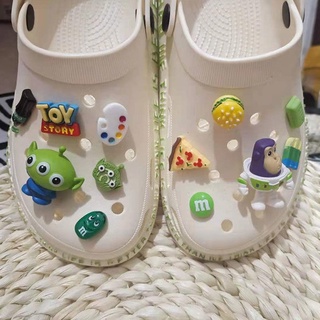 Toy Story 12pcs Button Shoes Charm -Crocs /Jibbitz /Button Crocs /Charm/DIY-Cute Cartoon Accessories Buzz Lightyear