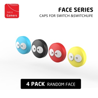 Will Smiley pulgar Stick Grip Cap Joystick cubierta para nintent Switch Lite NS Joy-con (2)