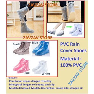 Impermeable zapato/zapatos de lluvia cubierta/PVC zapatos de lluvia/Material de PVC impermeable antideslizante/cubierta de zapatos